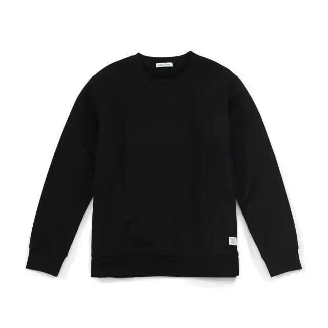 New Autumn  Winter Sweatshirt Men Casual Minimalist Sweatshirt O-Neck For Men Solid Color Ladies Long Sleeve Casual Pullover Clothes Sweatshirt